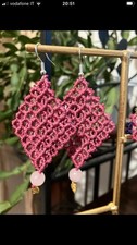 Orecchini Macrame
