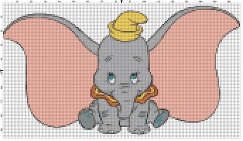 Cartone animato dumbo fatto - animato,