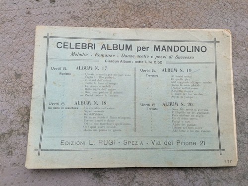 Spartito per mandolino - , g