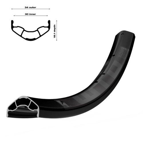 Cerchio mtb alluminio wtb kom - alluminio,