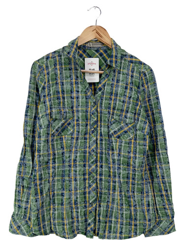 Camicia donna comma - verde, a