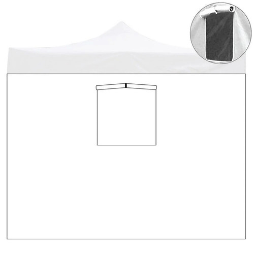 Telo laterale 3x2mt bianco