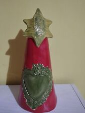ALBERO NATALE CON CUORE CERAMICA FATTO A MANO HANDMADE