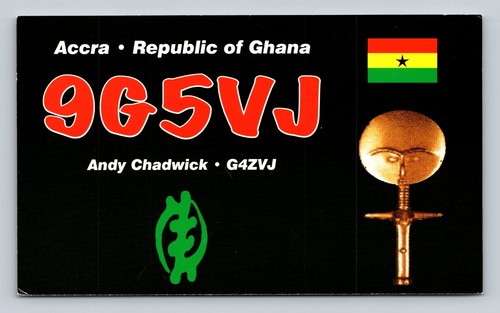 Ham radio qsl - ham, accra