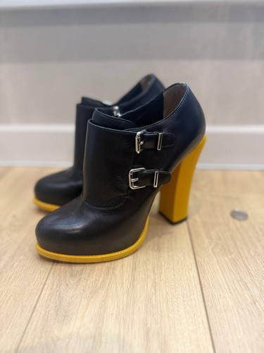 Stivaletti fendi pelle - stivaletti, nero