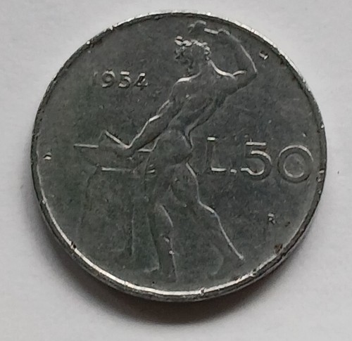 Moneta lire vulcano del - da,