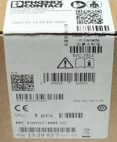 Phoenix contact 1000t sc - contact, mm