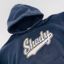 Vintage Shady LTD Pullover Felpa con Cappuccio Medium Nero Eminem Shady Spellout Y2K Hip Hop
