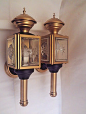 Lampada da parete in ottone