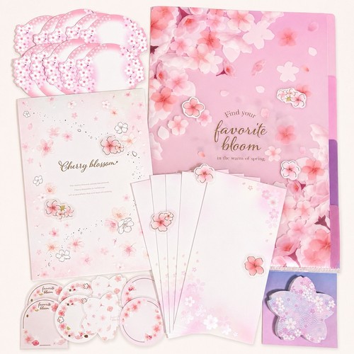 Japanese sakura stationery - japanese,
