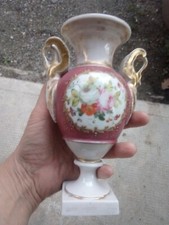Purple porcelain vaseOld Paris