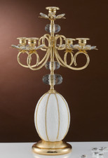 CANDELIERE BIANCO E FINITURE