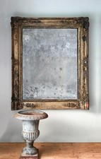 Antica Specchiera / Specchio / Caminiera Francese ossidata | prima metà '800