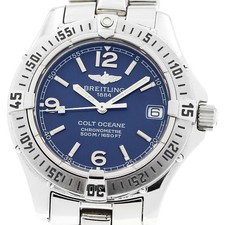 Orologio da donna Breitling Colt Ocean A77350 data quadrante navy quarzo_921260