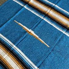 Coperta Messicana Blu Tramonto