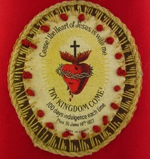 Antique SACRED HEART OF JESUS