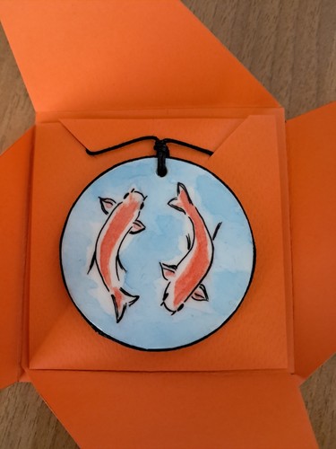 Collana con carpe - , koi