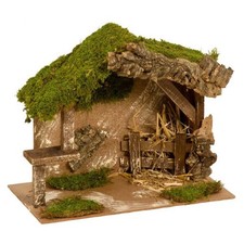 Capanna per Presepe in Legno e