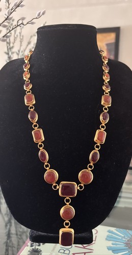 Collana cabochon vintage yves - collana,