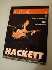 Paperlate N34 1995 Prog Rock italian Magazine Steve Hackett IQ Fish ****