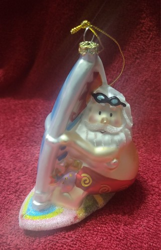 Babbo natale windsurfer tavola - babbo,