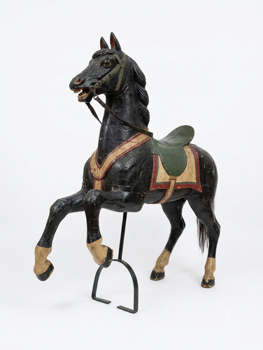 Antico cavallo legno - di,
