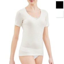 Ragno Maglia Intima a Maniche Corte in Pura Lana da Donna 073097 S27