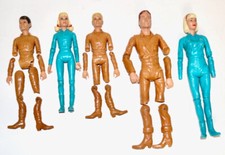 Marx vintage Best of the West enorme lotto figurine accessori SOLO PER RICAMBI