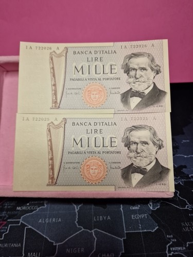 Lotto banconote da 1000 - lotto,