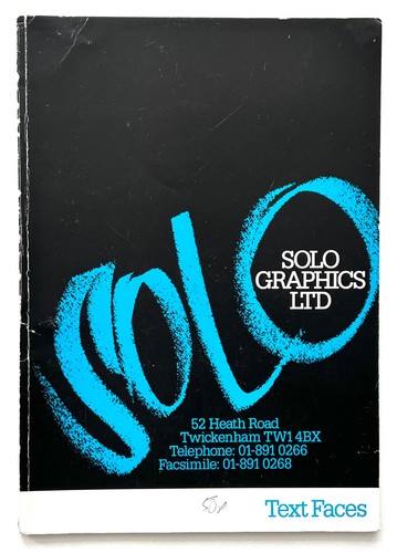Solo graphics ltd text faces - solo,