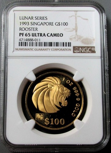 1993 gold singapore 100 - 1993,