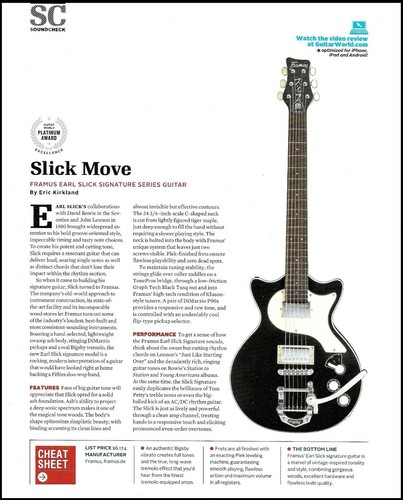 Framus earl slick - framus, signature