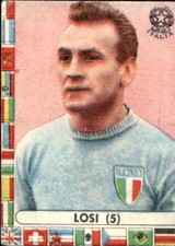 figurina - NEW CALCIATORI CILE LAMPO 1962 - numero 5 LOSI