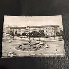 TORINO ROTONDA CORSO BELGIO E C.SO TORTONA - CARTOLINA BIANCO E NERO MAI SPEDITA