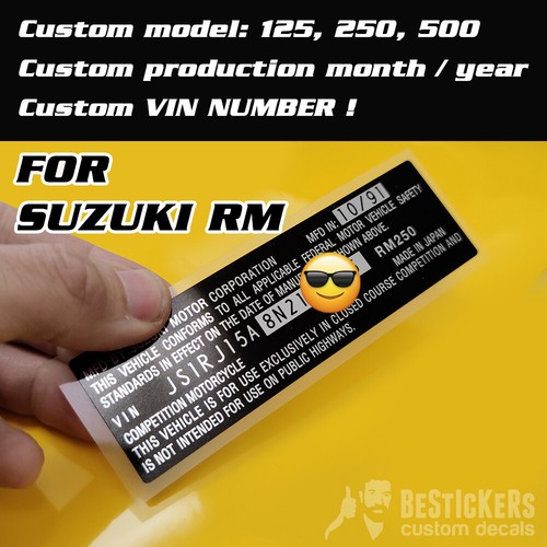 Custom suzuki vin telaio - custom, rm