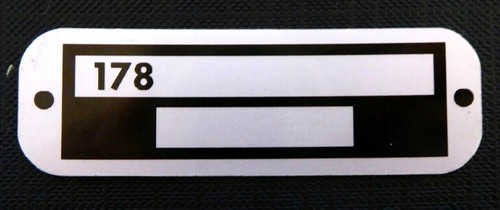 Distintivo numero di serie - -,