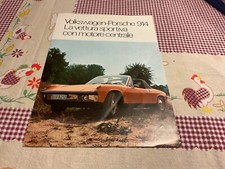 Brochure Depliant VW Porsche 914 914/6 1970 Italiano