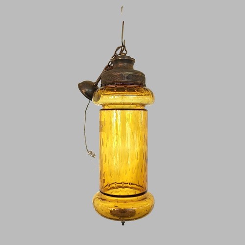 Lampadario vintage vetro - lampadario,