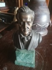 STATUETTA IN BRONZO(MEZZO BUSTO MASCHILE)