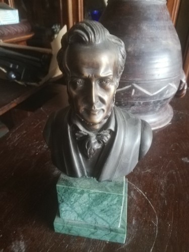 Statuetta bronzo mezzo - in, bronzo(mezzo