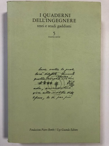 Quaderni dell ingegnere - i, dell'ingegnere