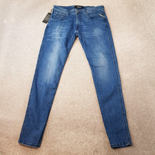 Jeans Replay Uomo 32x32 Blu