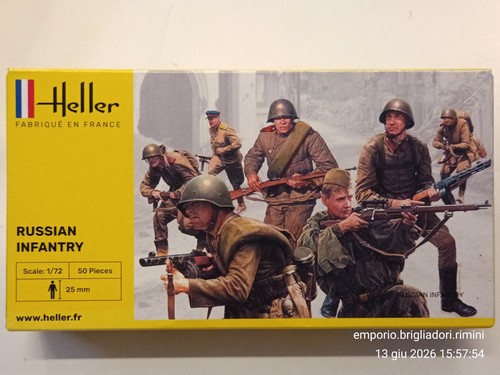 Heller russian infantry - heller, 1/72