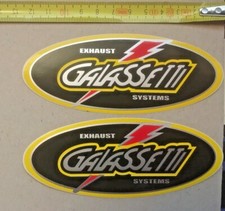 ADESIVI STICKERS GALASSETTI 12,5 X 5 cm MOTO SPONSOR TECNICI CARENA (2 PZ)