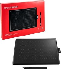 Wacom One By Wacom Tavoletta Grafica Con Penna, ‎‎Nero/Rosso (CTL-672-s)