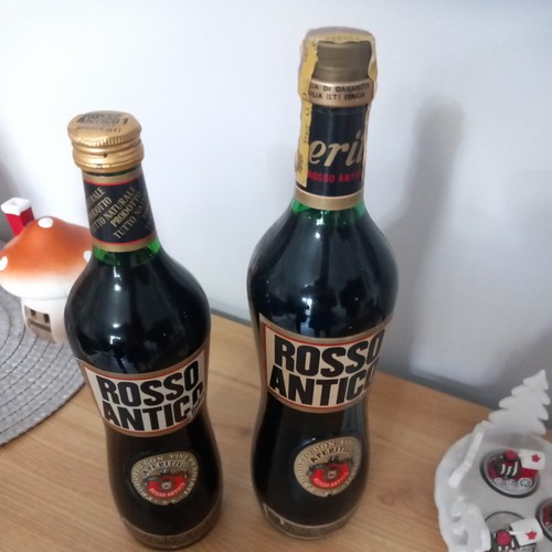 Bottiglia mignon rosso antico - mignon,
