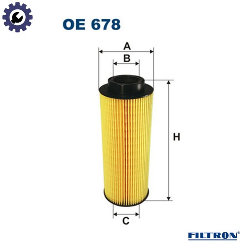Filtro olio 678 per - olio,