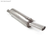 Ragazzon Scarico Sportivo Alfa Romeo 155 115x70mm Ovale Arrotolato Dritto