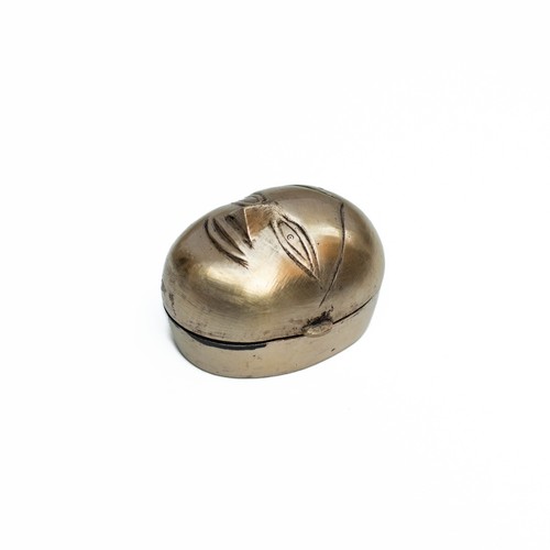 Antica scatola indiano ottone