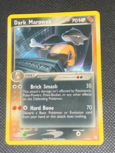 Dark marowak 109 - marowak, rare